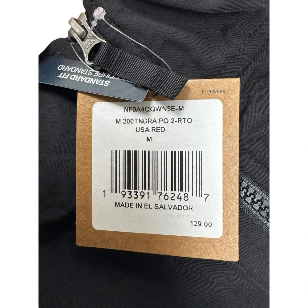 The North Face 200TNDRA PO 2-RTO Red Fleece NFOA4QQWN5E Men's Size M